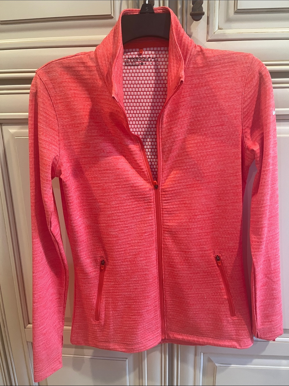 Pink Full-Zip Athletic Jacket